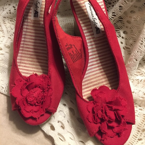 American Eagle By Payless Shoes - American Eagle rose wedge